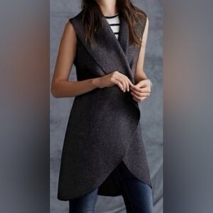 Anthropologie Moth Museum District Felted Wool Vest